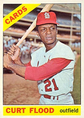 1966 Topps Curt Flood #60 Baseball Card