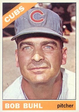 1966 Topps Bob Buhl #185 Baseball Card