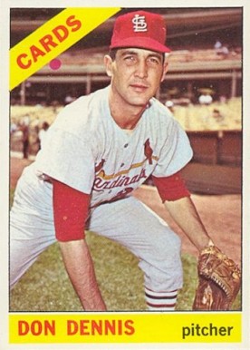 1966 Topps Don Dennis #142 Baseball Card