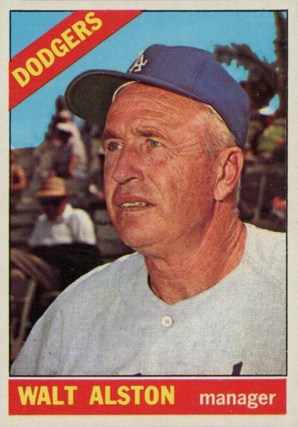 1966 Topps Walt Alston #116 Baseball Card