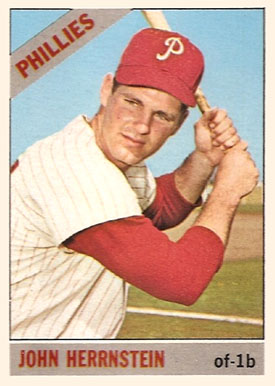 1966 Topps John Herrnstein #304 Baseball Card