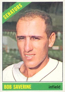 1966 Topps Bob Saverine #312 Baseball Card