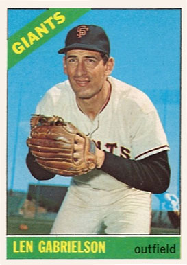 1966 Topps Len Gabrielson #395 Baseball Card