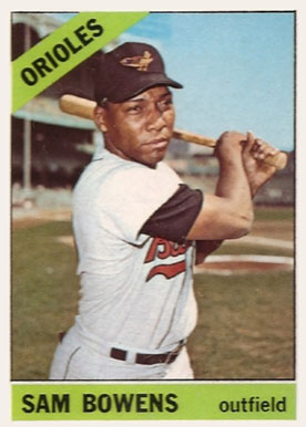 1966 Topps Sam Bowens #412 Baseball Card