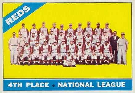 1966 Topps Reds Team #59 Baseball Card