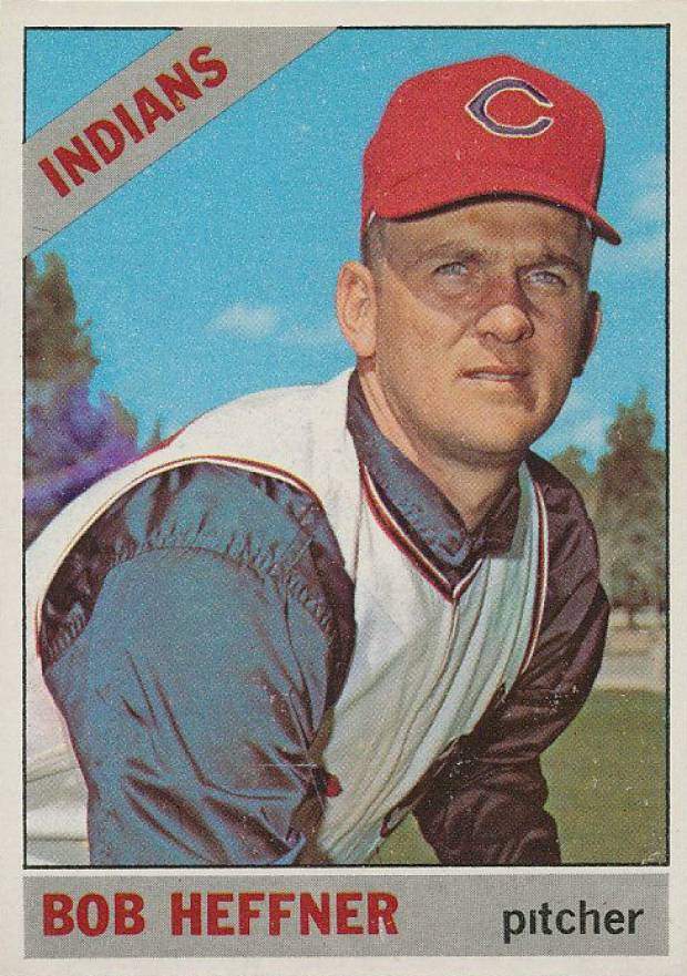 1966 Topps Bob Heffner #432e Baseball Card
