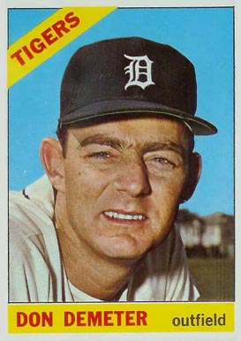 1966 Topps Don Demeter #98 Baseball Card