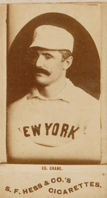 1888 S.F. Hess Big League Ed Crane # Baseball Card
