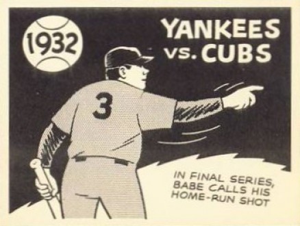 1967 Laughlin World Series 1932- Yankees Vs. Cubs #29 Baseball Card