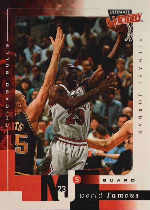 1999 Ultimate Victory MJ's World Famous  Michael Jordan #MJ12 Basketball Card