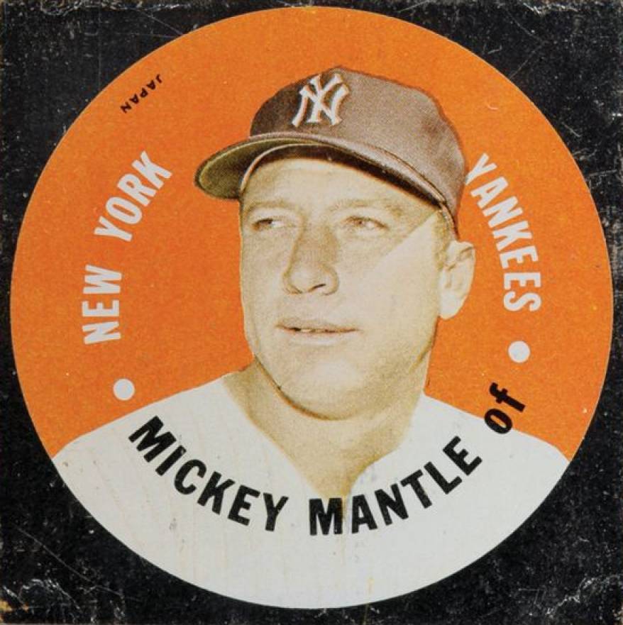 1967 Topps Test Discs Mickey Mantle # Baseball Card