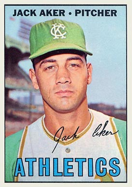 1967 Topps Jack Aker #110 Baseball Card