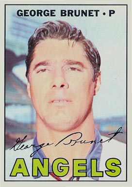 1967 Topps George Brunet #122 Baseball Card