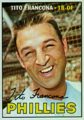 1967 Topps Tito Francona #443 Baseball Card