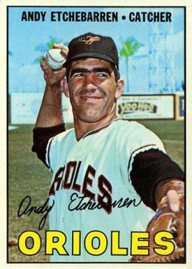 1967 Topps Andy Etchebarren #457 Baseball Card