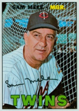 1967 Topps Sam Mele #418 Baseball Card