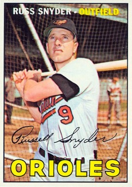 1967 Topps Russ Snyder #405 Baseball Card