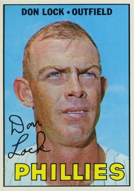 1967 Topps Don Lock #376 Baseball Card