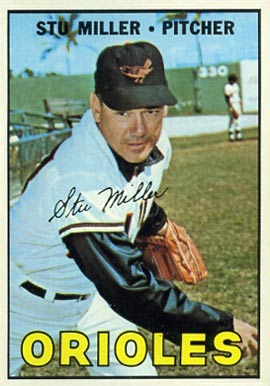 1967 Topps Stu Miller #345 Baseball Card