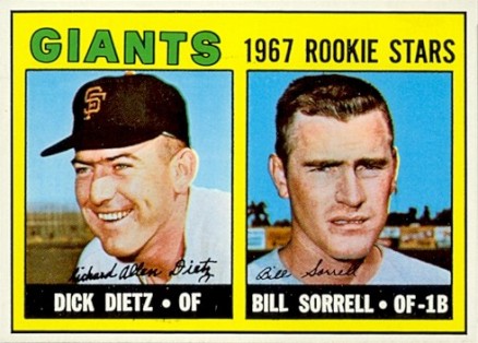 1967 Topps Giants Rookies #341 Baseball Card
