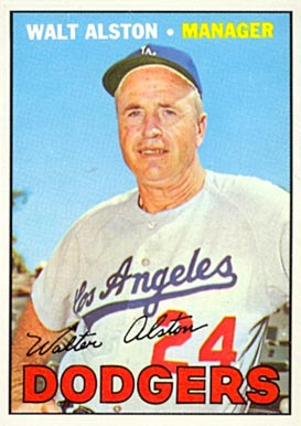 1967 Topps Walt Alston #294 Baseball Card