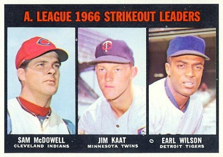 1967 Topps A.L. Strikeout Leaders #237 Baseball Card