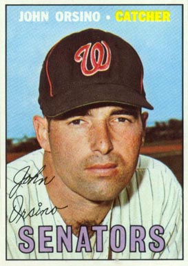 1967 Topps John Orsino #207 Baseball Card