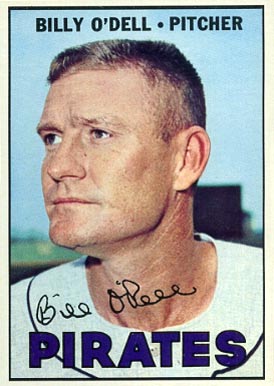 1967 Topps Billy O'Dell #162 Baseball Card