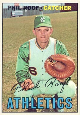 1967 Topps Phil Roof #129 Baseball Card