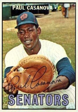1967 Topps Paul Casanova #115 Baseball Card