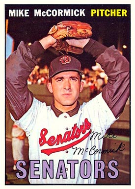 1967 Topps Mike McCormick #86b Baseball Card