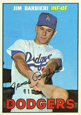 1967 Topps Jim Barbieri #76 Baseball Card