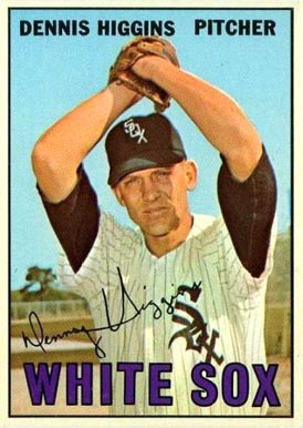 1967 Topps Dennis Higgins #52 Baseball Card