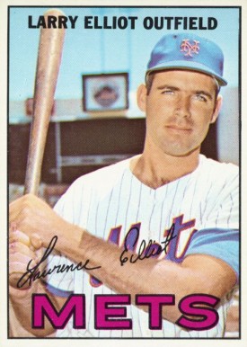 1967 Topps Larry Elliot #23 Baseball Card