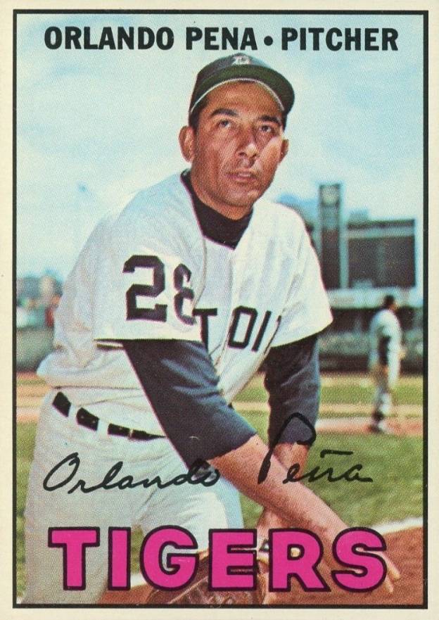1967 Topps Orlando Pena #449 Baseball Card