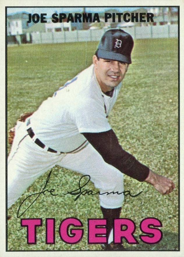1967 Topps Joe Sparma #13 Baseball Card