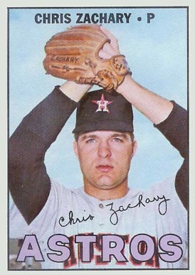1967 Topps Chris Zachary #212 Baseball Card
