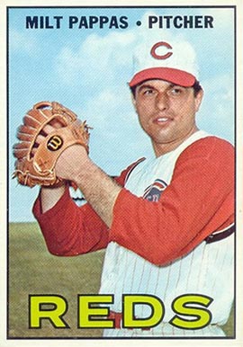 1967 Topps Milt Pappas #254 Baseball Card