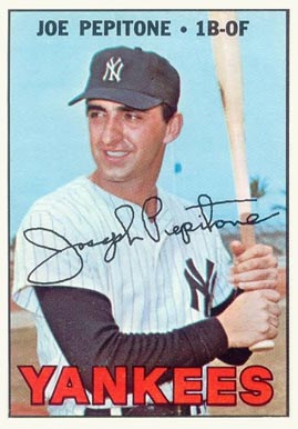 1967 Topps Joe Pepitone #340 Baseball Card