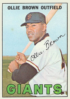 1967 Topps Ollie Brown #83 Baseball Card