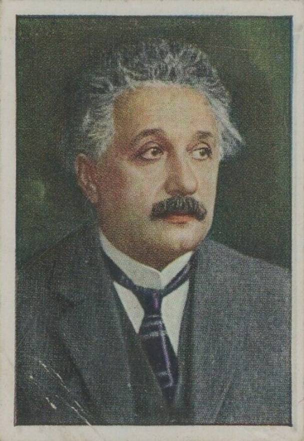 1929 Salem Cigarettes Die Welt in Bildern Albert Einstein #1 Non-Sports Card