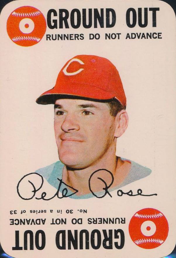 1968 Topps Game Pete Rose #30 Baseball Card
