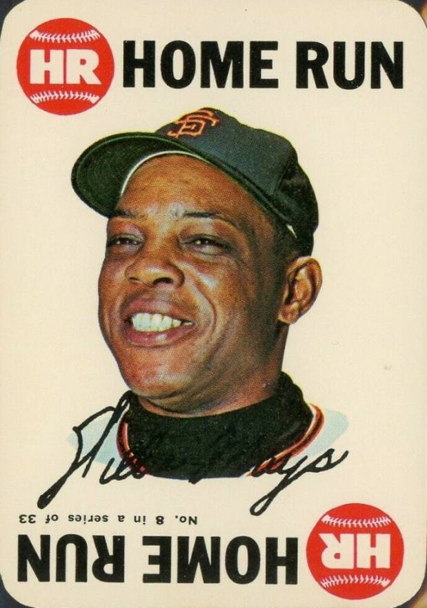 1968 Topps Game Willie Mays #8 Baseball Card