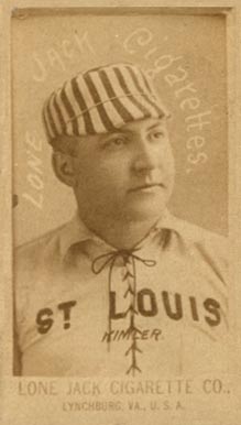 1887 Lone Jack St. Louis Browns Kimler. # Baseball Card