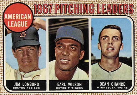 1968 Topps A.L. Pitching Leaders #10c Baseball Card