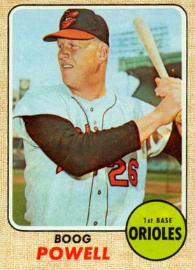 1968 Topps Boog Powell #381 Baseball Card