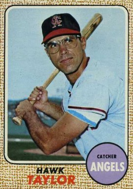 1968 Topps Hawk Taylor #52 Baseball Card