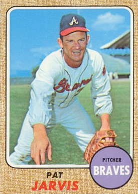 1968 Topps Pat Jarvis #134 Baseball Card