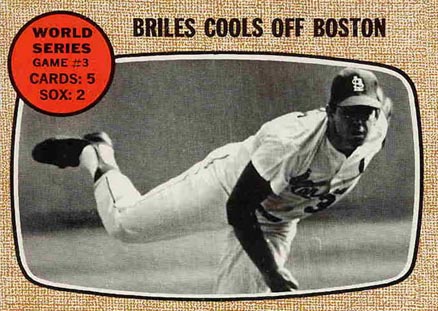 1968 Topps World Series Game #3 #153 Baseball Card