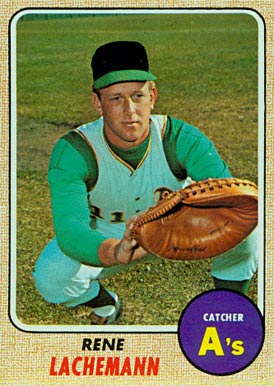 1968 Topps Rene Lachemann #422 Baseball Card
